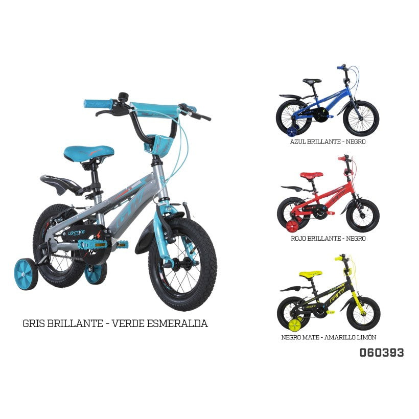 BICICLETA 12 GW LIGHTING NIÑO (060393)