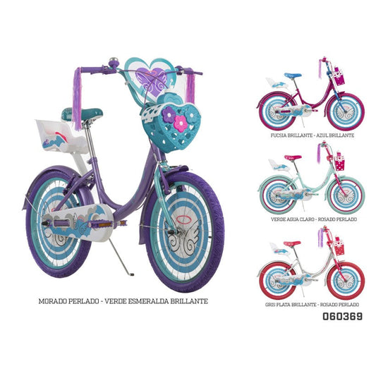 BICICLETA RIN 20 GW ANGEL COLORES (060369)